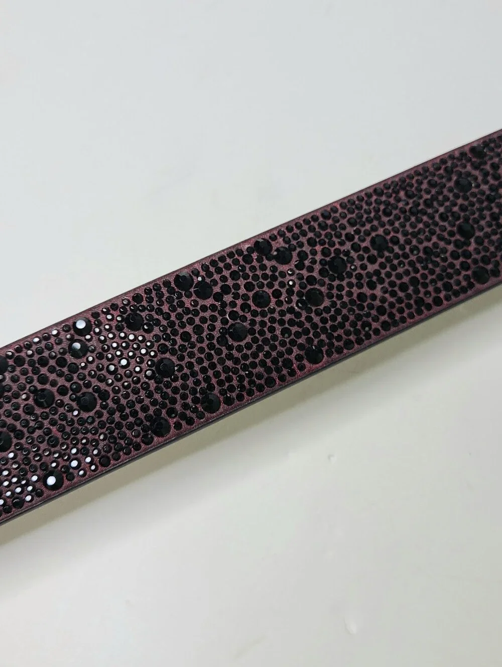 White House Black Market Crystal Embellished Stretch Belt